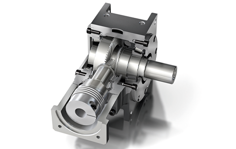 Hypiod Gears Featured in a Right Angle Gearbox